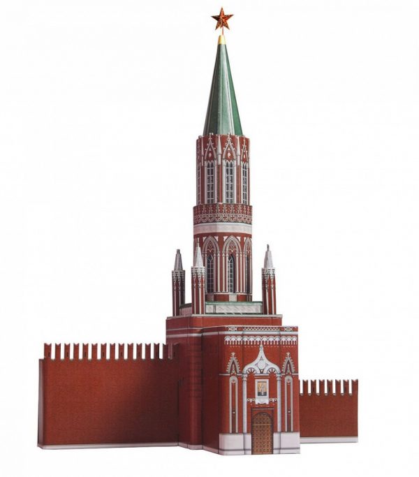 Модел за сглобяване, Николска кула, Кремъл, Москва